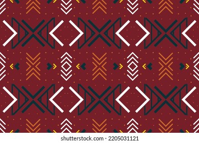 Patrón de diseño étnico indio. diseño tradicional de vestimenta saree antiguo con estampado Es un patrón creado combinando formas geométricas. Crear hermosos patrones de tela. Diseño para impresión. 