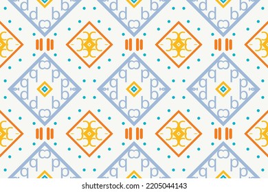 Indisches ethnisches Design-Muster. traditioneller Musterhintergrund Es ist ein Muster, das durch die Kombination geometrischer Formen entsteht. Erstellen Sie schöne Stoffmuster. Design für den Druck. Verwendung in der Modebranche.