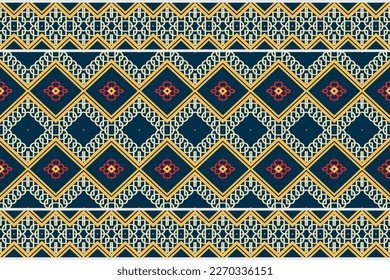 Indian ethnic design pattern. traditional pattern design It is a pattern geometric shapes. Create beautiful fabric patterns. Design for print. Using in the fashion industry.
