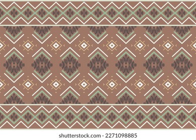 Indian ethnic design pattern. Traditional ethnic pattern design It is a pattern geometric shapes. Create beautiful fabric patterns. Design for print. Using in the fashion industry.