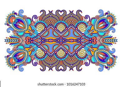 Indian ethnic floral paisley pattern perfect to mobile phone cover design, or printing to greeting card, tattoo collection and fabric design, paisley vector illustration