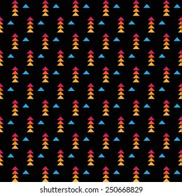 Indian ethnic geometric seamless pattern.