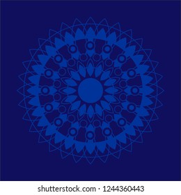 indian ethnic pattern vector illustration background