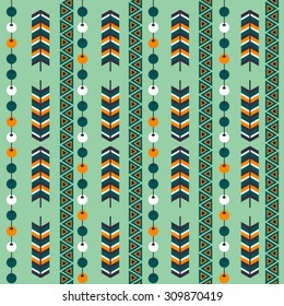 indian ethnic seamless geometric pattern 