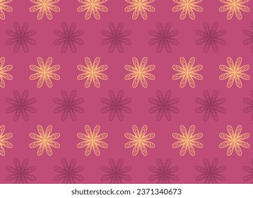 Indian fabric pattern. Vector vintage damask pattern design. Seamless pattern based on ornament paisley Bandana Print. Boho vintage style vector background. Silk neck scarf or kerchief pattern design 