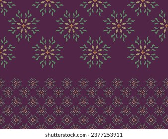 Indian fabric pattern. Vector vintage damask pattern design. Seamless pattern based on ornament paisley Bandana Print. Boho vintage style vector background. Silk neck scarf or kerchief pattern design 