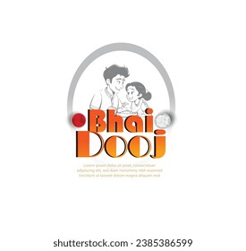 Indian family celebrating Bhai Dooj with creative tali during Happy Diwali festival.