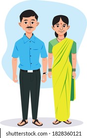 1,141 Indian parents cartoon Images, Stock Photos & Vectors | Shutterstock