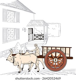 Indian Farmer Vector, Indian Village, Indian Farmer Vector Art, Icons, and Graphics