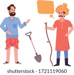 Indian Farmer,illustrations ,character design for animation 