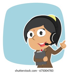 indian female operator
