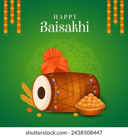 Indian festival celebration happy baisakhi background