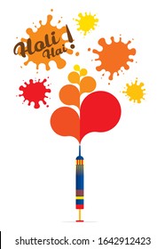  Indian Festival of Colours, Happy Holi celebration. abstract colorful  background 

