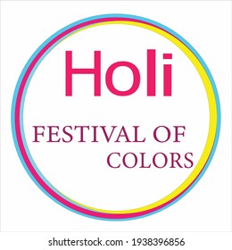 Indian Festival of Colours, Happy Holi celebration design. Vector illustrastion