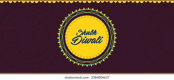 Indian festival Happy Diwali with Diwali props, holiday Background with crackers, Diwali celebration greeting card, vector illustration.