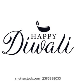 Indian festival Happy Diwali with Diwali props, holiday Background with crackers, Diwali celebration greeting card, vector illustration.