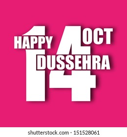 Indian festival Happy Dussehra Background. 