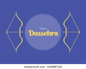 Indian Festival Happy Dussehra, Poster and Banner for Happy Dussehra, Festival of India, vector illustration poster, Vijaya Dasami