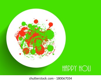 Indian festival Happy Holi celebrations concept with colours