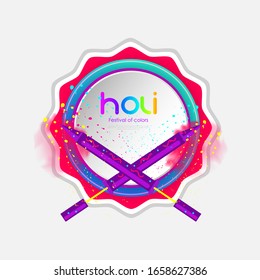 Indian Festival Of Happy Holi colorful Background