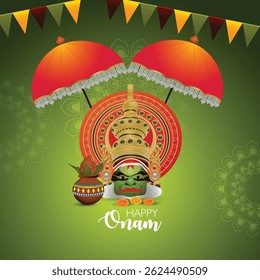 Indian festival happy onam background