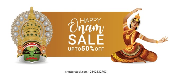 Indian festival happy onam background