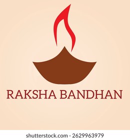 Festival indiano Raksha Bandhan fundo. Projeto de modelo de site de banner de vetor e Happy Raksha Bandhan escrevendo