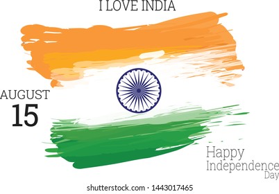 Indian Flag, August 15th Indian Independence Day, This is vector Indian Flag can use as vector format.