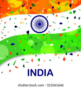Indian Flag background Abstract for India Independence Day, 2nd October,republic day.