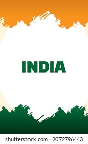 Indian flag background or banner