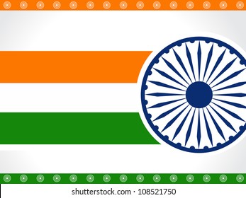 Indian Flag background.  EPS 10.