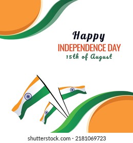 Indian flag background for independence day