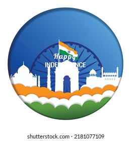 Indian flag background for independence day 