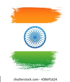 1,716 Indian flag brush strokes Images, Stock Photos & Vectors ...