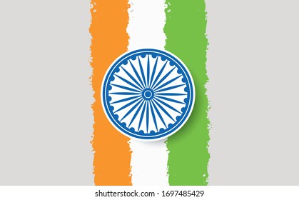 indian flag concept background for republic day