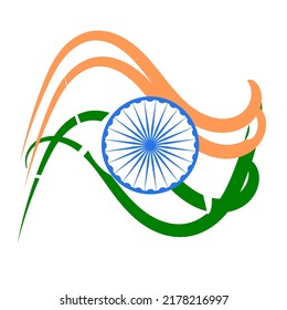 Indian Flag Design Creative Indian Flag Stock Vector (Royalty Free ...