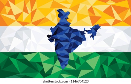Indian Flag in different style for india's 71st independence day .