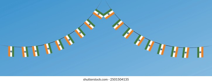 Indian flag Garland hanging buntings for independence day