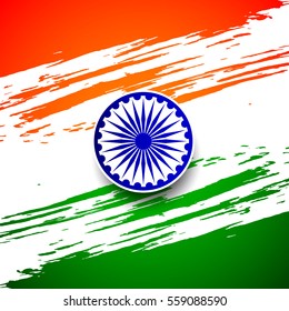 Indian flag grunge pattern background
