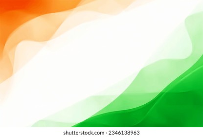 Antecedentes, vector, azafrán, verde, Día de la Independencia de la India