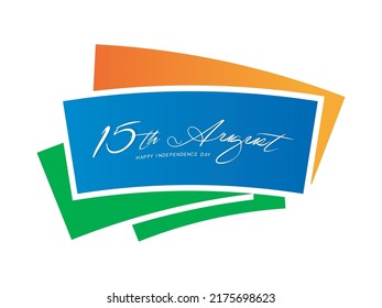 Indian flag illustration for independence day Banner ,poster, card for15 august. Indian national holiday.