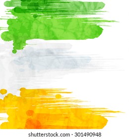 Indian Flag for Indian Independence Day/vector