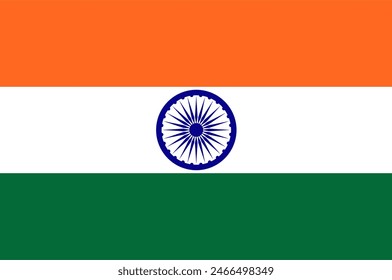  indian flag , Flag of india - vector illustration