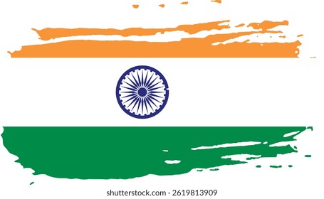Indian Flag And Map Vector Design Art