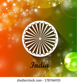 Indian flag theme background.