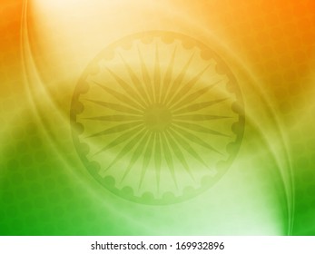 Indian flag theme background for Indian Republic day and Independence day. vector illustration