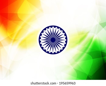 Indian flag theme background for Republic day and Independence day. vector illustration