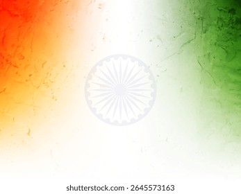 Indian flag theme tricolor 15th august background vector