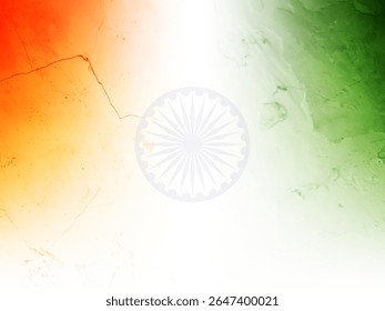 Indian flag theme tricolor 15th august background vector