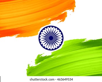 Indian flag theme vector background design